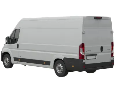 2024 Citroen JUMPER  L4H2 Detailed interior 3D model
