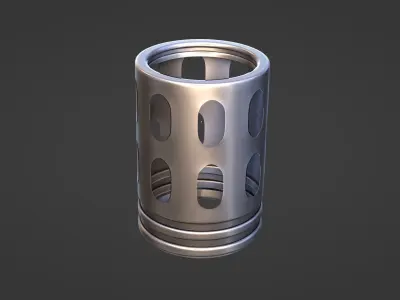 Hardsurface - Muzzle Free low-poly 3D model