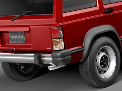 Jeep Cherokee 1984-1996 3D model