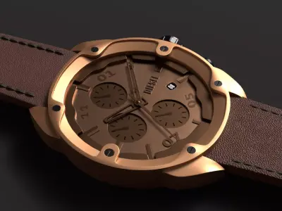 Diesel 3d Watch  3D model