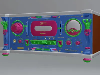 Exclusive authors cassette deck project 3D model