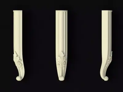 leg High quality 3d models for processing on a cnc machine 3D model 36