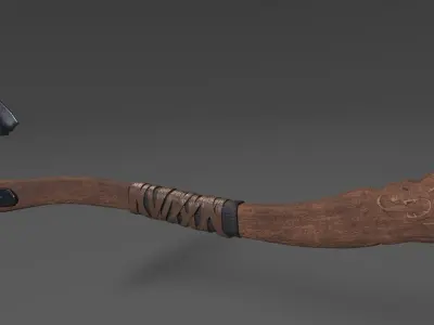 Leviathan Axe from God of War 3D model