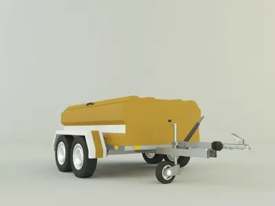 vehicle trailer 111 3D model