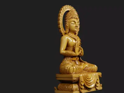 Gautam Buddha Art 3D print model purchase