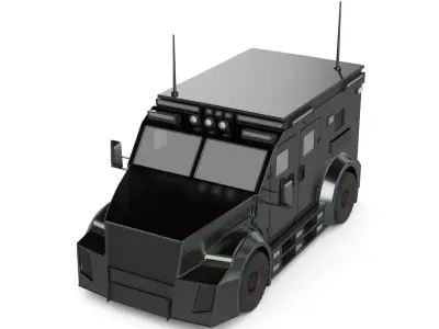 Cash Transport Vehicle 3D model order