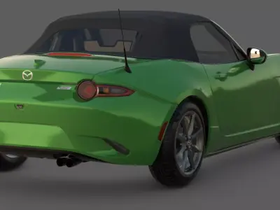2019 Mazda MX-5 Miata 3D Model  The World Favorite Roadster 3D model