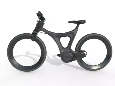Electric Cycle Low-poly 3D model