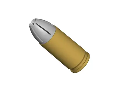 9x19 bullet 3D model purchase