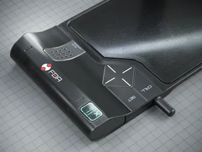 Sci-fi Data Pad PBR Low-poly 3D model