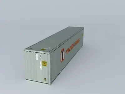 Yang Ming Container 40 Free 3D model