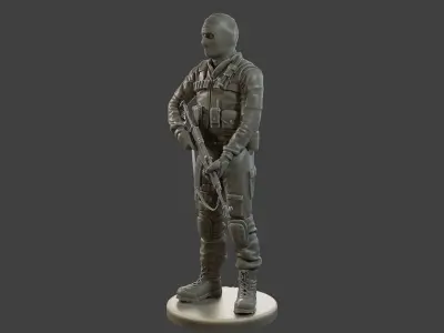CzechSlovak Police Tactical Unit CPTU2 001 3D print model