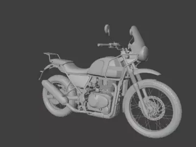 Royal enfield himalayan 3D print model