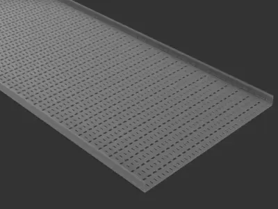 Cable Tray 750mm x 3000mm TYPE1 3D model