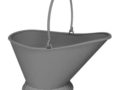 Antique Milk Pail  3D model