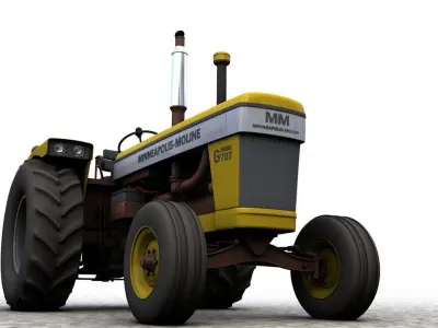 MINNEAPOLIS MOLINE G707 1965 Tractor 3D model