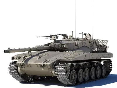 Merkava Mk-2 3D model