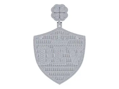 DEV Letter Pendent 3D print model