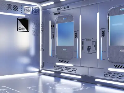  Realistic Scientific Laboratory Room 