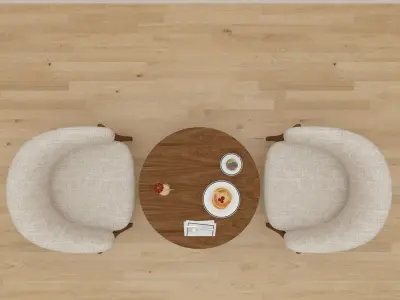 table cafe  3D model