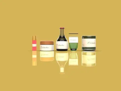 cosmatic product modeling 3D model