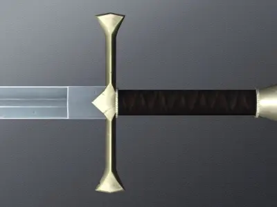 Hand-painted Swords Pack Low-poly 3D model