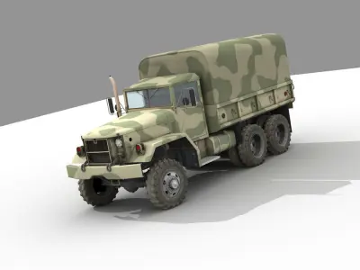 WW2 Truck M-35 3D model