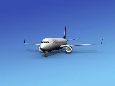 Boeing 737-900ER Delta 1 3D model