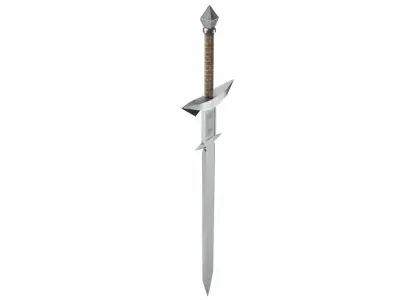 Chaossword Low-poly 3D model