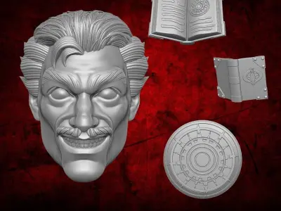 Cristal Ball Fan Art Kit 3D printable File For Action Figures 3D print model