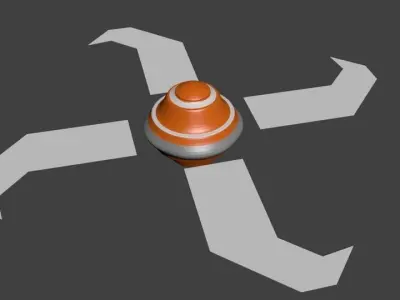 Spinnig Blade Free 3D model