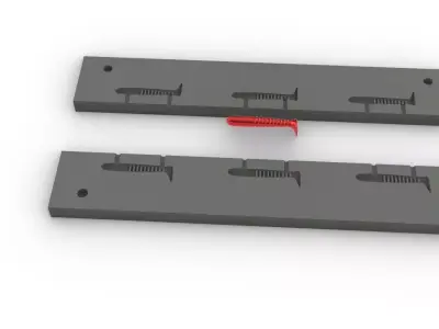 3d  mold plastic lure 3D model