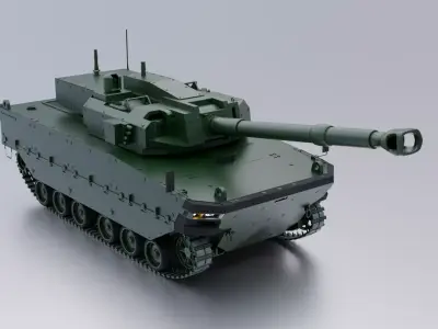 Tank Harimau 3D model