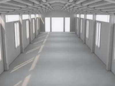 Warehouse 3D model 3