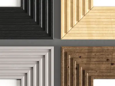 Art Frame 587 Low-poly 3D model