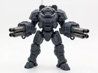 Futuristic Soldiers Miniature Set   3D print model