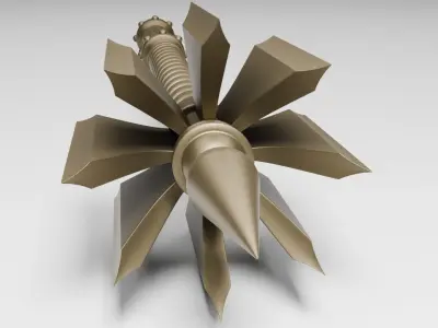 Mace ax  for 3D printing and CNC machines 3D print model