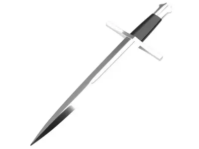 Dagger 1 sword 3D model purchase