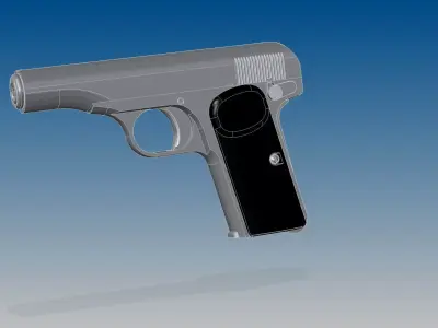 FN Model 1910 3D model purchase