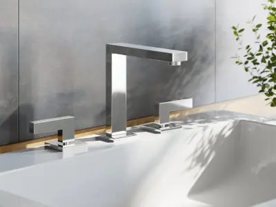  Borhn 3-hole Bathroom Faucet Model 