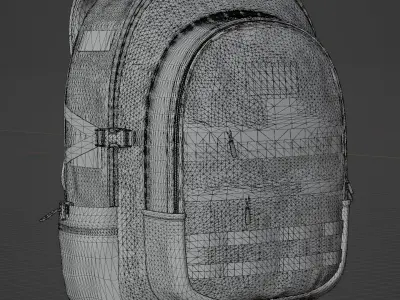 Backpack HAKKI 3D model