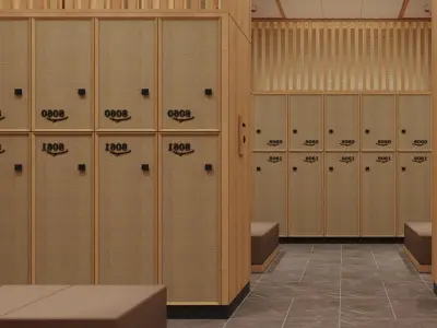 Sauna Center Japanese 3D model