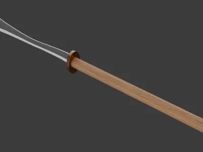 Great Sword of Dao Low-poly 3D model