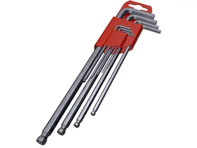 Hex Key Set 3D model