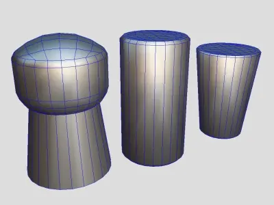 Cork Pack Low-poly 3D model