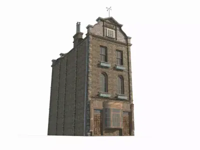 17th and 18th Century European Urban Buildings 3D model