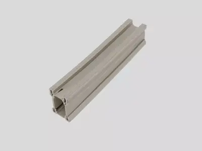 Industrial Factory Steel Beam Segment for 3D print 3D model
