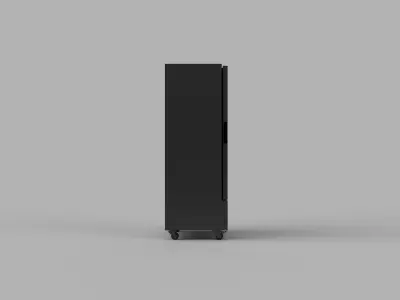Single Upright Refrigerator or Freezer 3D model