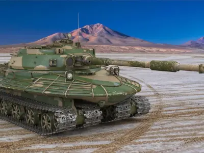 Tank Object 279 Vray 3D model