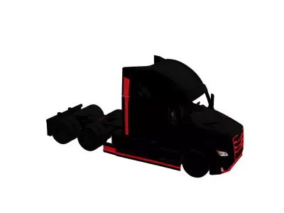 Semi Truck 3D model buy